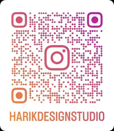 Instagram QR code for harikdesignstudio